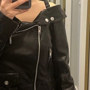 Leather top